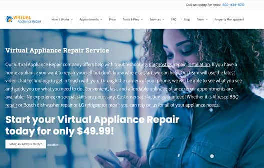 HomePage Virtual Appliance Repair